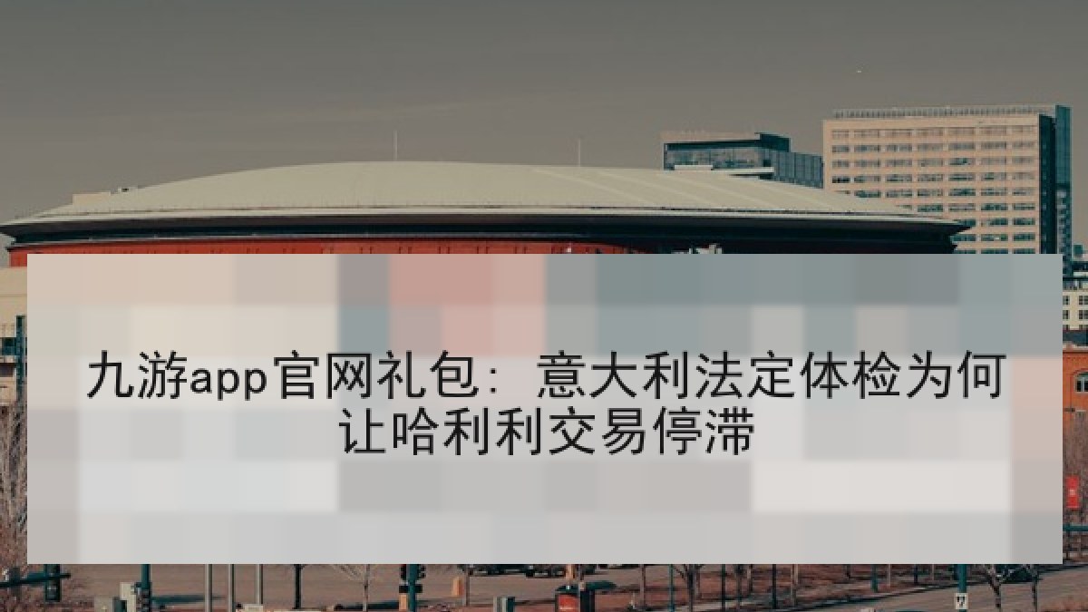 九游app官网礼包: 意大利法定体检为何让哈利利交易停滞